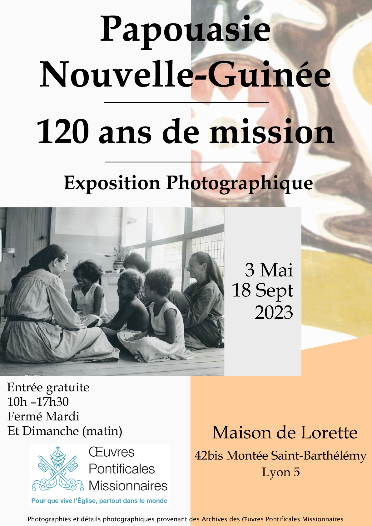 Papouasie Nouvelle Guinée - 120 ans de Mission - expo Maison de Lorette 2023