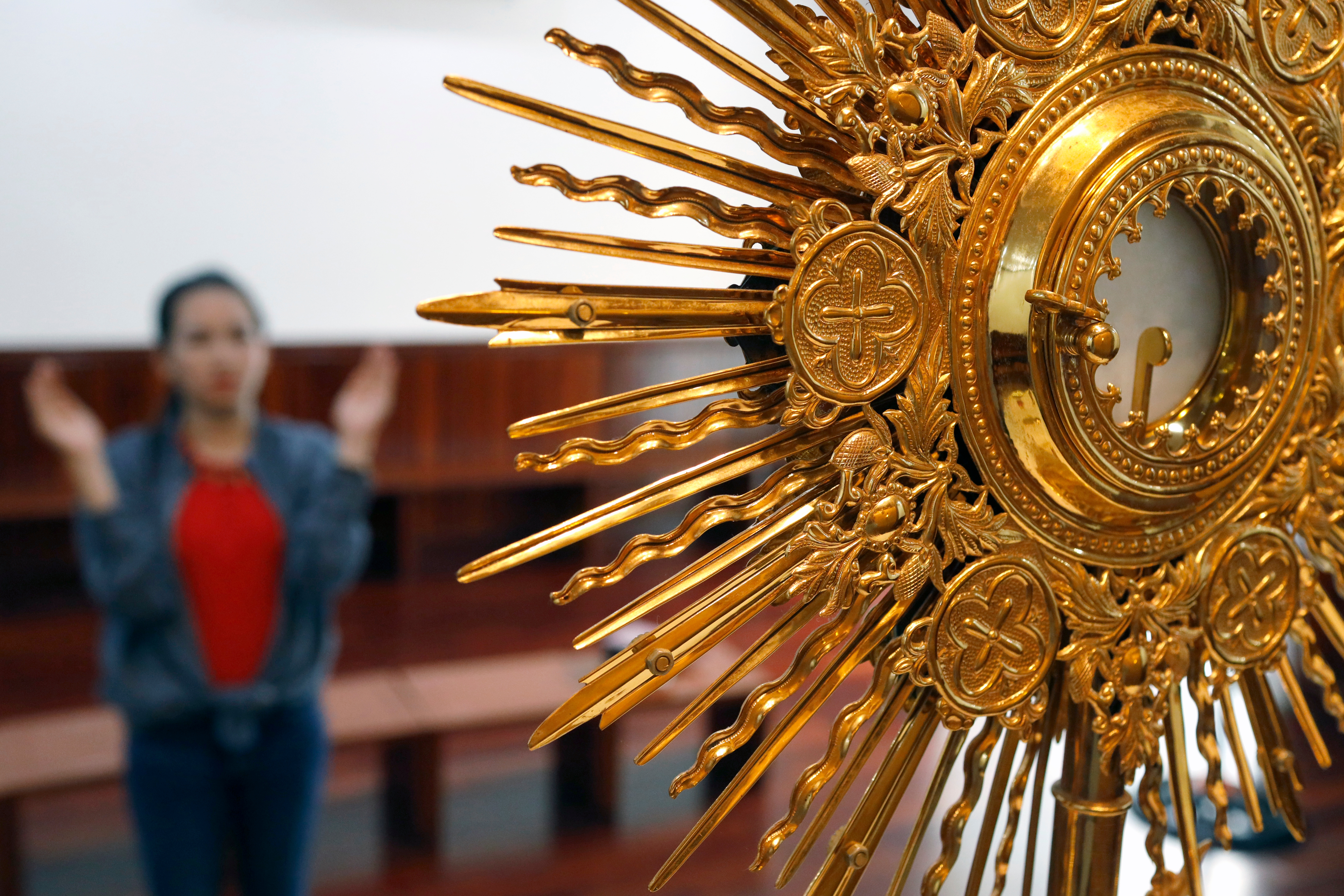 Ostensoir pour l'Adoration Eucharistique