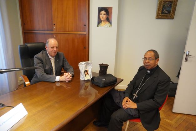 Mgr Fulgence et Georges Delrieu