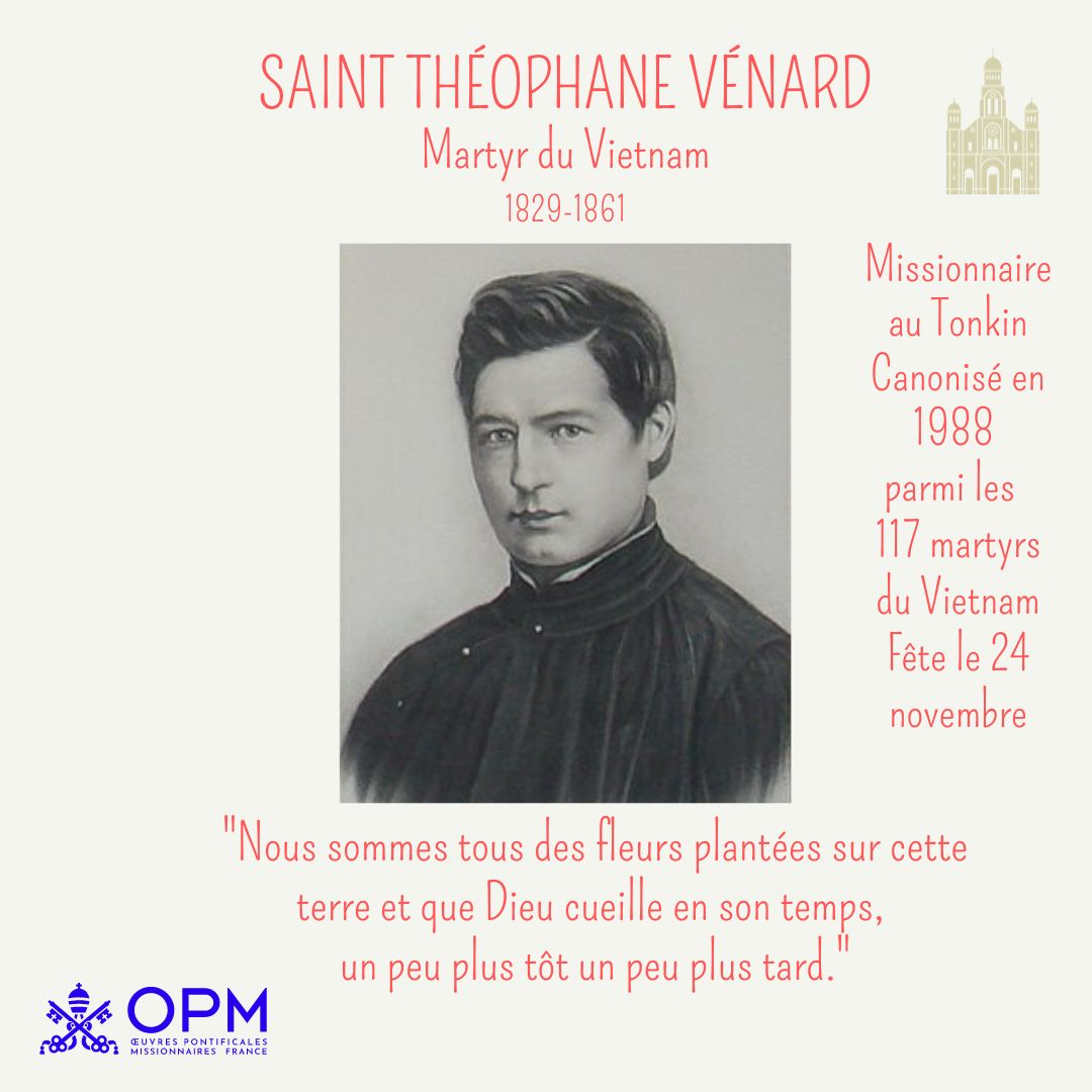 St Théophane Vénard - Martyr du Vietnam