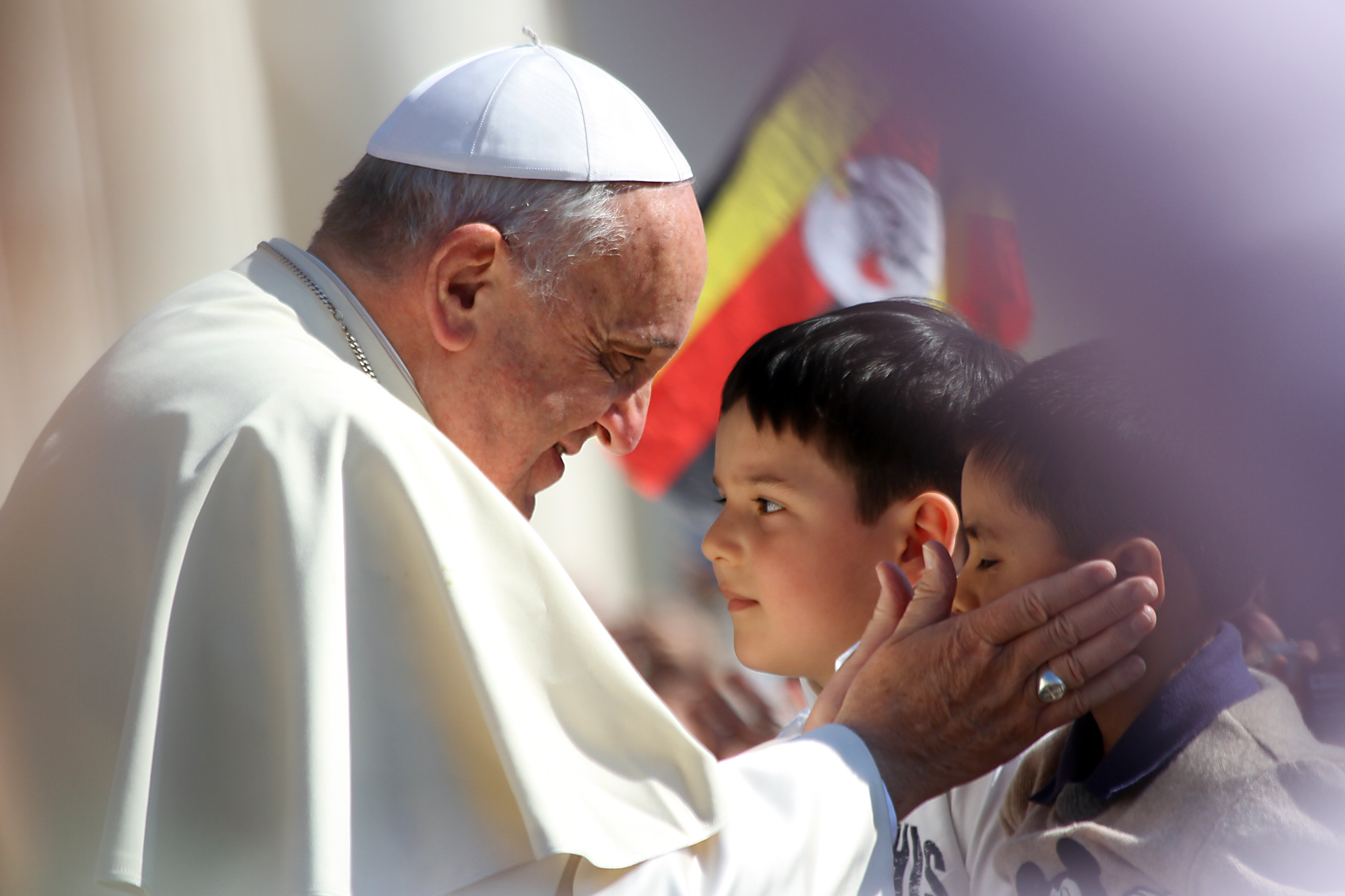 Pape François - enfants -
