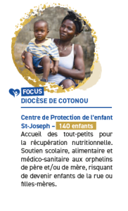 orphelinats Bénin Enfance Missionnaire 2024