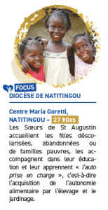 orphelinats Bénin Enfance Missionnaire 2024