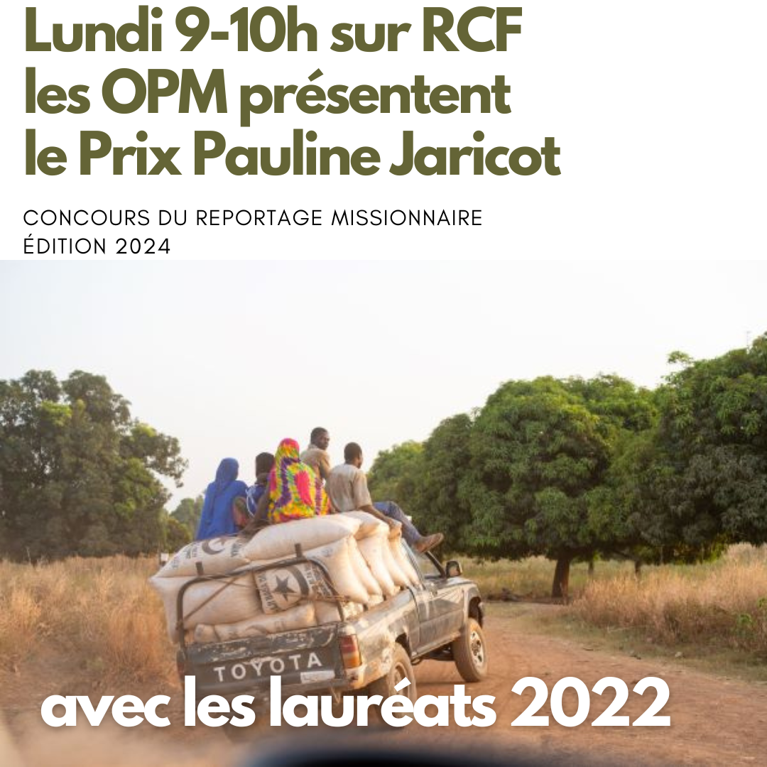Le Prix Pauline Jaricot sur RCF et Radio Notre Dame le 9 avril 2024